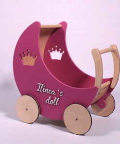 Cărucior pentru păpuși rose
