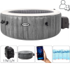 INTEX Jacuzzi SPA gonflabil "Greywood Deluxe" 196х71 cm, 795L, 4 persoane 2 28440