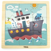 Puzzle din lemn "Vapor", 9 elem. 1 44630
