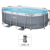 Bestway Piscina Power Steel Oval 305x200x84cm, 3668L, carcas metal 1 5614a 1
