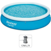 Bestway Piscină gonflabilă Fast Set cu pompă de filtrare, 366х76 cm, 5377 L 1 57274