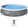 Bestway Piscină gonflabilă Fast Set cu pompă de filtrare, 396х84 cm, 7340 L 1 57376