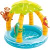 INTEX Piscină gonflabilă pentru copii cu baldachin „Palmierii pe insulă" 102х86 cm, 45 L, 1-3 ani 1 58417 2 1
