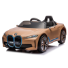 Masinuta electrica BMW I4, 12V7Ah, motor 390Wx2, roți EVA 2 8010316 2drgold