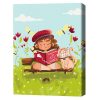 Pictură pe numere 30*40 сm (fără cutie) – Zână în vacanță 1 KBS0124 4