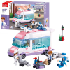 Set de construcție ”Ambulanța", 251 elem. 1 b1213
