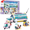 Set de construcție ”Clinică mobilă pe roți", 477 elem. 1 b1215