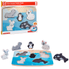 Puzzle tactil – inserție "Animăluțe polare" 1 e1620
