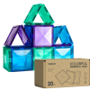Set de construcție magnetic „Forme geometrice”, (nuanțe reci, 20 buc.) 2 md6397 1