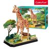 3D puzzle "Girafa", 43 elemente 2 p857h 3