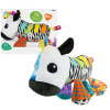 Jucăria muzicală educativă din pluș "Zebra pianistă" 2 t27421