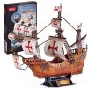 3D Puzzle Nava amiral a lui Cristofor Columb „Santa Maria”, 82 elemente 1 t4038h 1